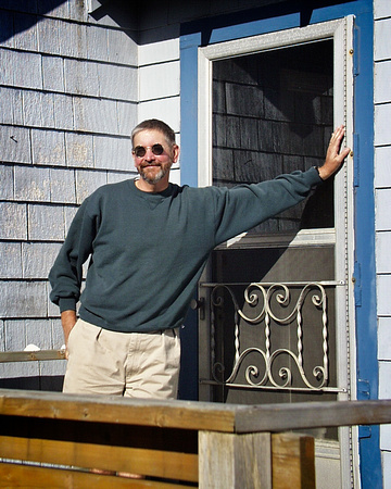2000 - Ed at the "old beach house"