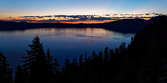 Crater Lake - First Light