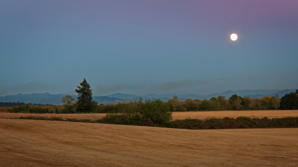 Moonrise Over the Valley