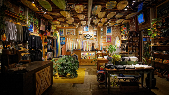 Closing Hour at the Surf Shop