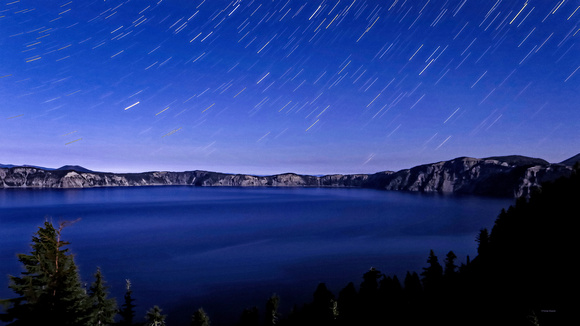 Crater Lake - Starry Night