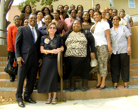 Lynnae and the Virgin Islands Vocational Rehabilitation Staff – January 2011
