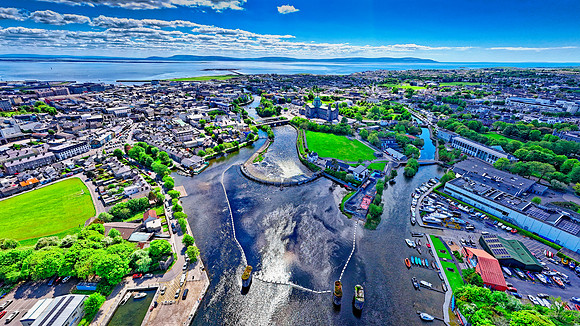 Galway, Ireland and the River Corrib