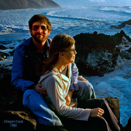 1980 - Ed & Lynnae on the Oregon Coast