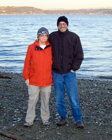 Ed & Lynnae on Vashon Island – January 2011