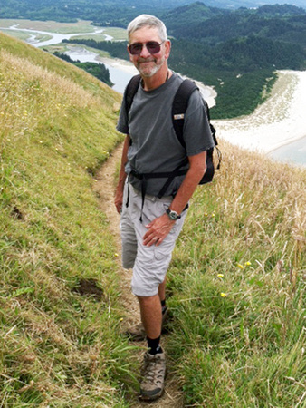 Ed on the Cascade Head Trail - July 2012