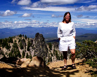 2000 - Lynnae at Newberry Crater