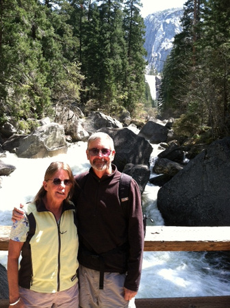 Ed & Lynnae at Vernal Falls/Yosemite National Park - May 2012